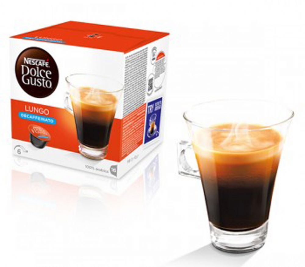 CÁPSULA DE CAFÉ NESCAFE LUNGO DESCAFEINADO 16